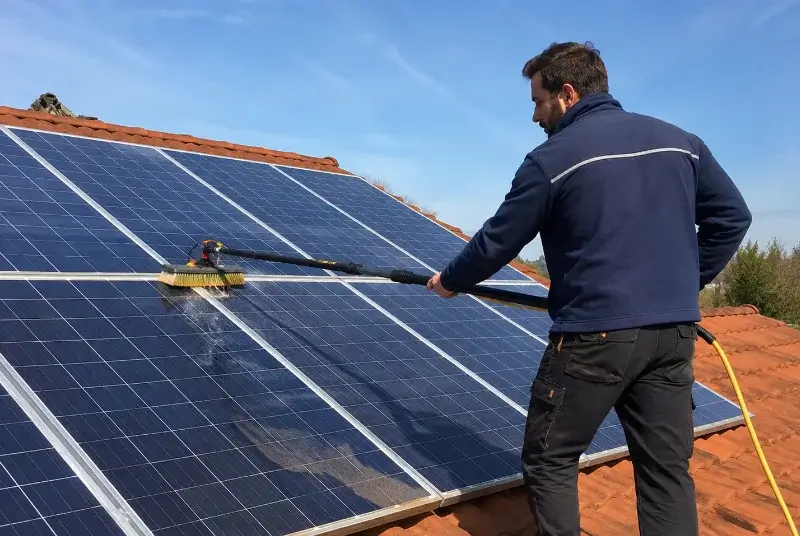 Nettoyage et entretien de panneaux solaires à Gennes-sur-Seiche